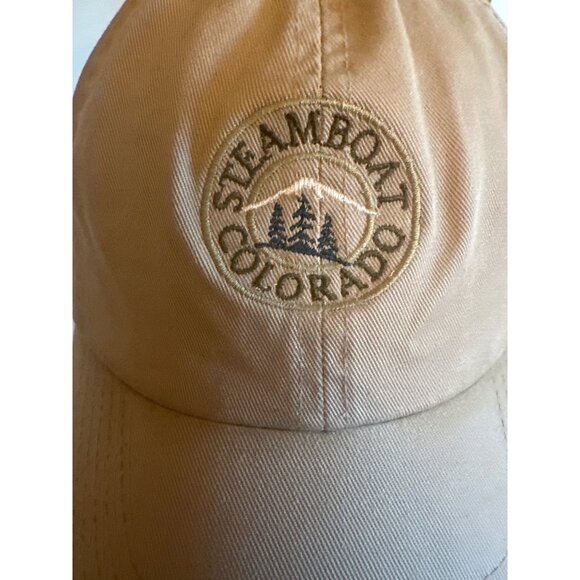 Suttons Sportswear Steamboat Colorado Khaki Baseball Cap - Picture 2 of 5